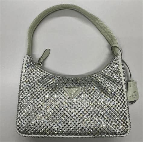 prada crystal reissue bag|prada crystal re edition.